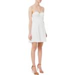 Reduzierte Weiße Elisabetta Franchi Mini Schulterfreie Minikleider & kurze Kleider aus Viskose für Damen 