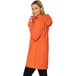 Orange Elegante Wasserdichte Atmungsaktive Elkline Maxi Nachhaltige Kapuzenmäntel aus Fleece mit Kapuze für Damen Größe M für den für den Winter 
