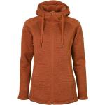 Orange Elkline Nachhaltige Kapuzenjacken aus Fleece mit Kapuze für Damen Größe M 