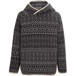 Schwarze Elkline Nachhaltige Norweger Pullover für Kinder aus Fleece Größe 110 