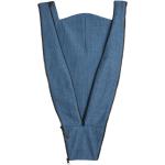 Blaue Elkline Nachhaltige Damensarongs & Damenpareos mit Reißverschluss aus Fleece Größe XS für den für den Winter 