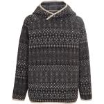 Schwarze Elkline Nachhaltige Norweger Pullover für Kinder aus Fleece Größe 134 