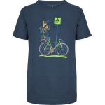 Dunkelblaue Elkline Bio Nachhaltige Kinder T-Shirts Größe 134 für den für den Sommer 