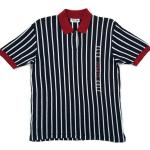 Gestreifte Vintage Herrenpoloshirts & Herrenpolohemden aus Baumwolle Größe XS 