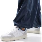 Weiße ellesse Low Sneaker mit Schnürsenkel aus Leder für Damen Größe 35,5 