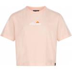 Rosa Gestreifte Kurzärmelige ellesse T-Shirts aus Baumwolle für Herren 