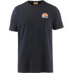Anthrazitfarbene Kurzärmelige ellesse Rundhals-Ausschnitt T-Shirts für Herren Größe S 