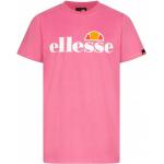 Rosa Kurzärmelige ellesse Kinder T-Shirts aus Baumwolle für Mädchen Größe 158 