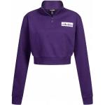 Violette ellesse Stehkragen Damensweatshirts aus Baumwolle Cropped Größe L 