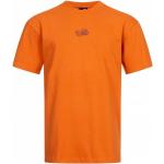 Orange Kurzärmelige ellesse T-Shirts aus Baumwolle für Herren Größe M 