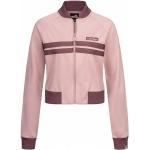 Pinke Bestickte ellesse Mini Stehkragen Kurzjacken & Cropped-Jackets Cropped für Damen Größe L 
