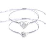 Silberne Elli Trachtenarmbänder aus Silber für Damen 2-teilig 