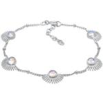 Silberne Elli Mondstein Armbänder glänzend aus Silber für Damen 