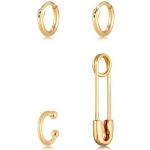 Goldene Elli Ear Cuffs & Ohrklemmen aus Silber handgemacht für Damen 