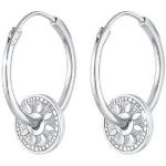 Silberne Vintage Elli Ohrhänger aus Silber handgemacht für Damen 