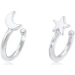 Reduzierte Silberne Sterne Elli Ear Cuffs & Ohrklemmen handgemacht für Damen 