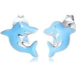 Silberne Elli Delfin Ohrringe aus Silber für Kinder 