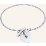 Silberne Elli Gliederarmbänder aus Silber handgemacht für Damen zum Valentinstag 