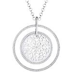 Silberne Elegante Elli Silberketten mit Namen mit Ornament-Motiv aus Silber für Damen 