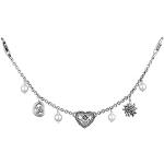 Silberne Elli Trachtenketten poliert handgemacht für Damen zum Valentinstag 