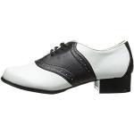 Schwarze Kostüm Schuhe mit Schnürsenkel aus PU für Herren Größe 42 