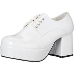Weiße Kostüm Schuhe aus PU für Herren 