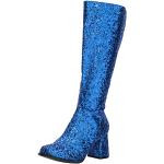 Blaue Kostüm Schuhe für Damen Größe 43 