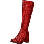 Rote Kostüm Schuhe für Damen Größe 38 