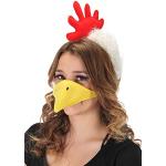 Elope Plush Chicken Headband & Beak Kit Standard