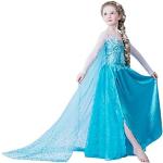 Reduzierte Weiße Die Eiskönigin Elsa Prinzessin-Kostüme für Kinder 