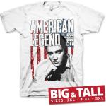 Weiße Elvis Presley T-Shirts für Herren Größe 4 XL 