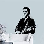 Elvis Presley Wandtattoos & Wandaufkleber aus Vinyl 