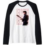 Schwarze Elvis Presley T-Shirts für Damen Größe S 