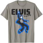 Graue Elvis Presley T-Shirts für Herren Größe S 