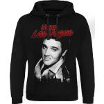 Schwarze Elvis Presley Herrenhoodies & Herrenkapuzenpullover mit Las Vegas Motiv Größe M 