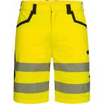 Gelbe Wasserdichte Atmungsaktive Elysee Workwear Warnschutzhosen mit Reißverschluss aus Polyester für den für den Sommer 