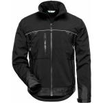 Schwarze Wasserdichte Atmungsaktive Elysee Workwear Jacken mit Reißverschluss aus Softshell Größe 3 XL 