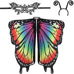 Reduzierte Bunte Schmetterling-Kostüme aus Spitze für Damen 