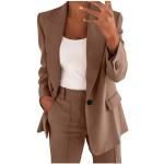 Pinke Unifarbene Business Damenhosenanzüge aus Musselin Größe 3 XL 2-teilig für den für den Sommer 