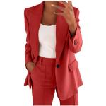 Pinke Unifarbene Business Damenhosenanzüge aus Leinen Größe S 2-teilig zur Hochzeit für den für den Sommer 