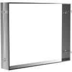Silberne Emco Bad Hängeschränke aus Aluminium Breite 50-100cm, Höhe 50-100cm, Tiefe 0-50cm 