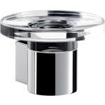 Silberne Runde Seifenschalen & Seifenablagen aus Chrom magnetisch 
