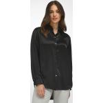Schwarze Transparente Blusen & durchsichtige Blusen aus Mesh maschinenwaschbar für Damen Größe L 