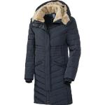 Reduzierte Marineblaue Gesteppte Emilia Parker Damensteppmäntel & Damenpuffercoats aus Fleece mit Kapuze Größe S 