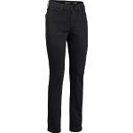 Emilia Parker Damen Superstretch Jeans in Schwarz, mit geradem Beinverlauf, Bequeme Jeanshose mit Stretch, praktische Five-Pocket-Ausführung, Damenbekleidung, Gr. 18-46