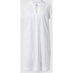 Reduzierte Weiße Langärmelige Emily Van den Bergh Sommerkleider aus Baumwolle für Damen Größe XS 