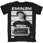 Schwarze Eminem Herrenbandshirts Größe M 