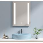 Runder Badezimmerspiegel mit Hintergrundbeleuchtung, zweiteilig