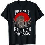 Schwarze Punk Kinder T-Shirts mit Vogel-Motiv 