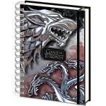 Bunte empireposter Game of Thrones Haus Targaryen Notizbücher & Kladden DIN A5 aus Papier 